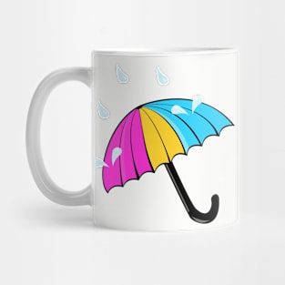 Pridin' in the Rain Mug